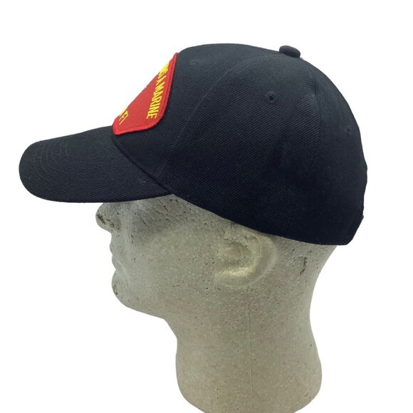 ONCE A MARINE ALWAYS A MARINE Semper Fi Baseball Hat Cap Black OS One Size NISSI - Picture 4 of 6